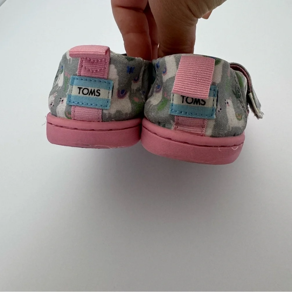Toms Girls Alpargata Espadrilles Grey